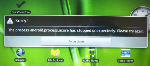 android.process.acore произошла ошибка, как исправить 
